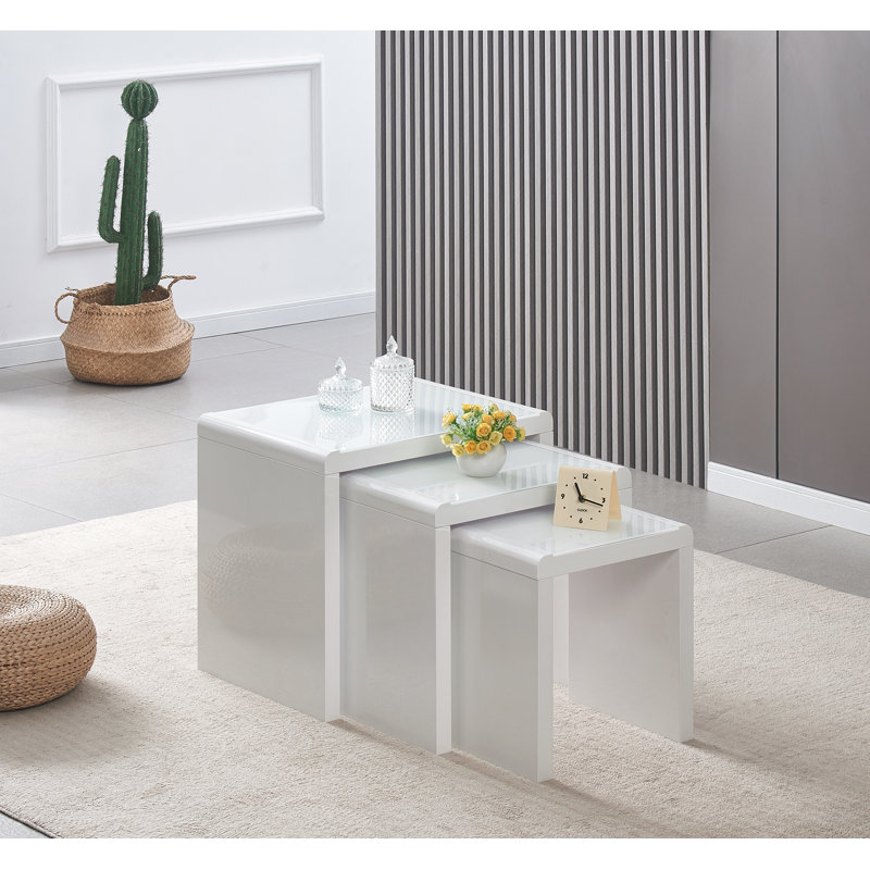 Anallely Coffee Table, White