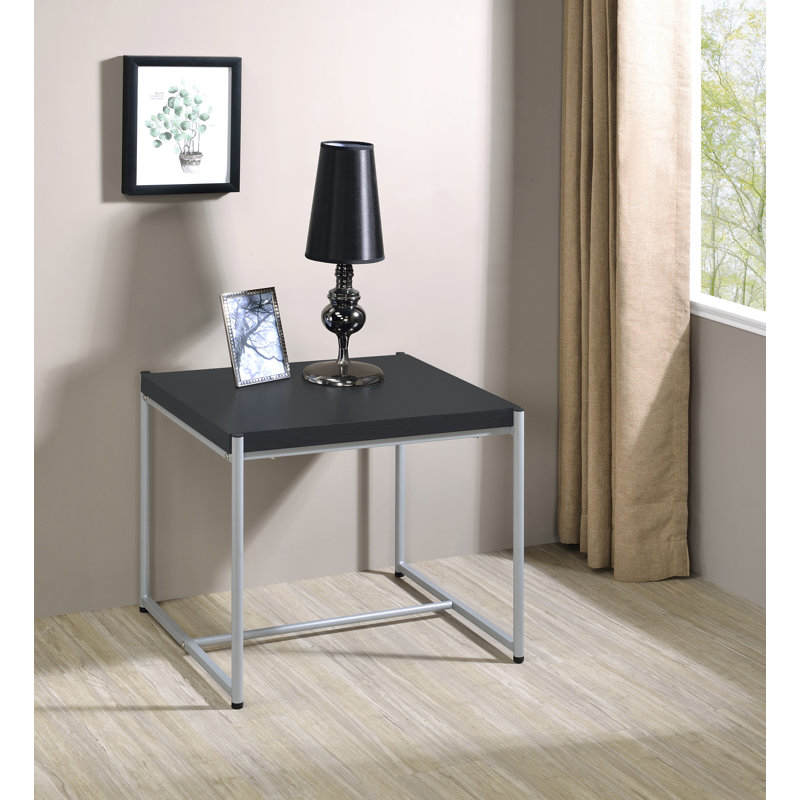  3 Piece Black Coffee and End Table Set