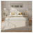 Queen Upholstered Storage Bed with 4 Drawers, Beige Chenille Fabric Platform Bed Frame-129427925