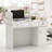 Rectangle Solid + Manufactured Wood Reception Desk with Filing Cabinet