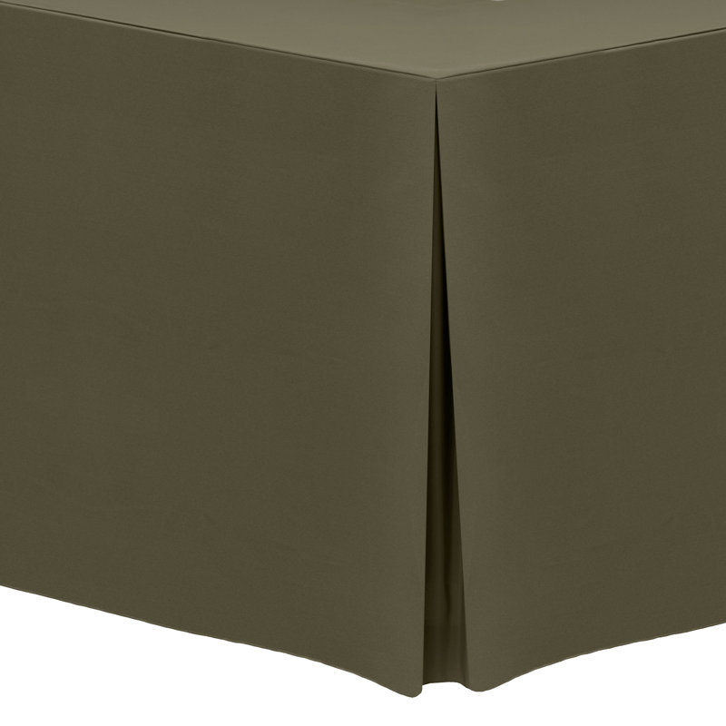 Solid Color Tablecloth, 72" x 18", 3, Olive