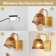 Vintage Wireless Rechargeable Armed Sconce with Remote and Bulb