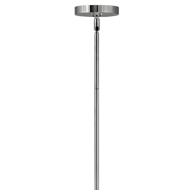 Tige d'accessoire en acier 12 po, Nickel poli