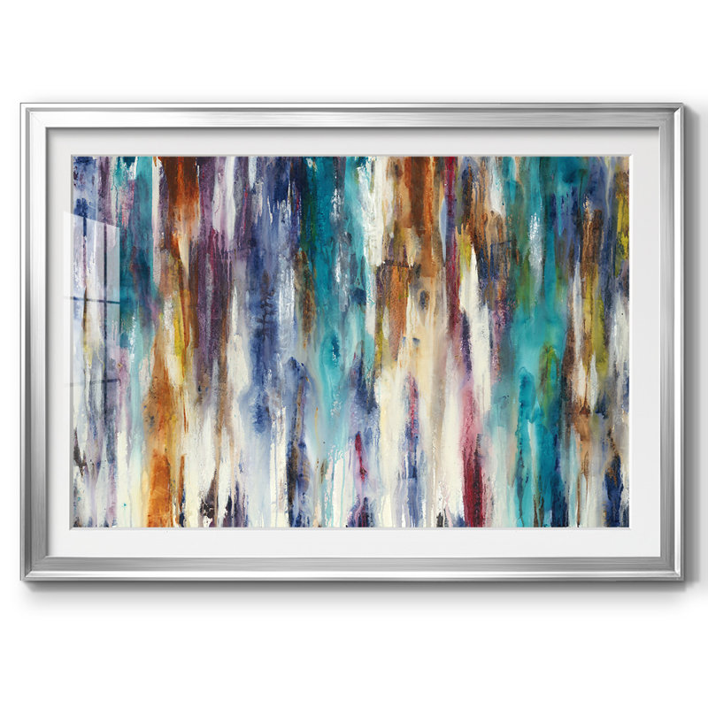Shape Shifting-Framed, H 15 po x l 21 po x P 1,5 po, Argent