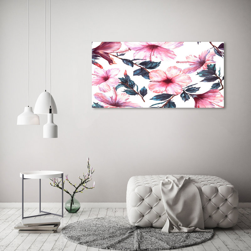 Hibiscus Flowers - Wrapped Canvas Print