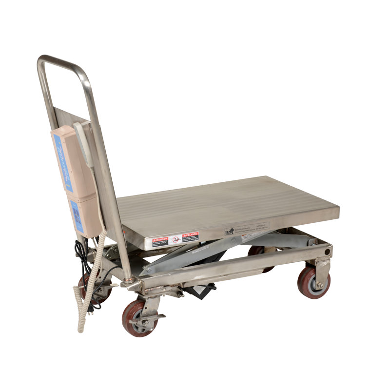 Utility Cart with Wheels, 38.44" H x 37" W x 44" D