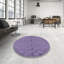 Tapis mauve à motif géométrique-1783617991