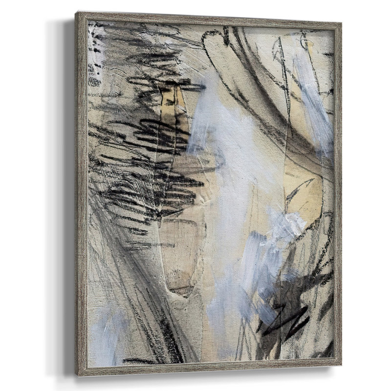 MaskedNotesVI Framed Print - Solid Wood, 11" H x 9" W