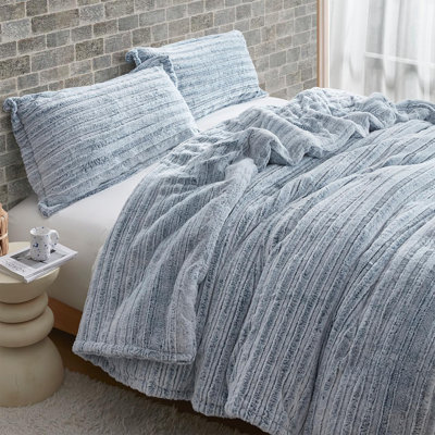 Coma Inducer Softer Than Soft Faux Fur Oversized Comforter Set