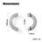 Novelty Irregular Cemicircle Finger Pull Multipack-105111814