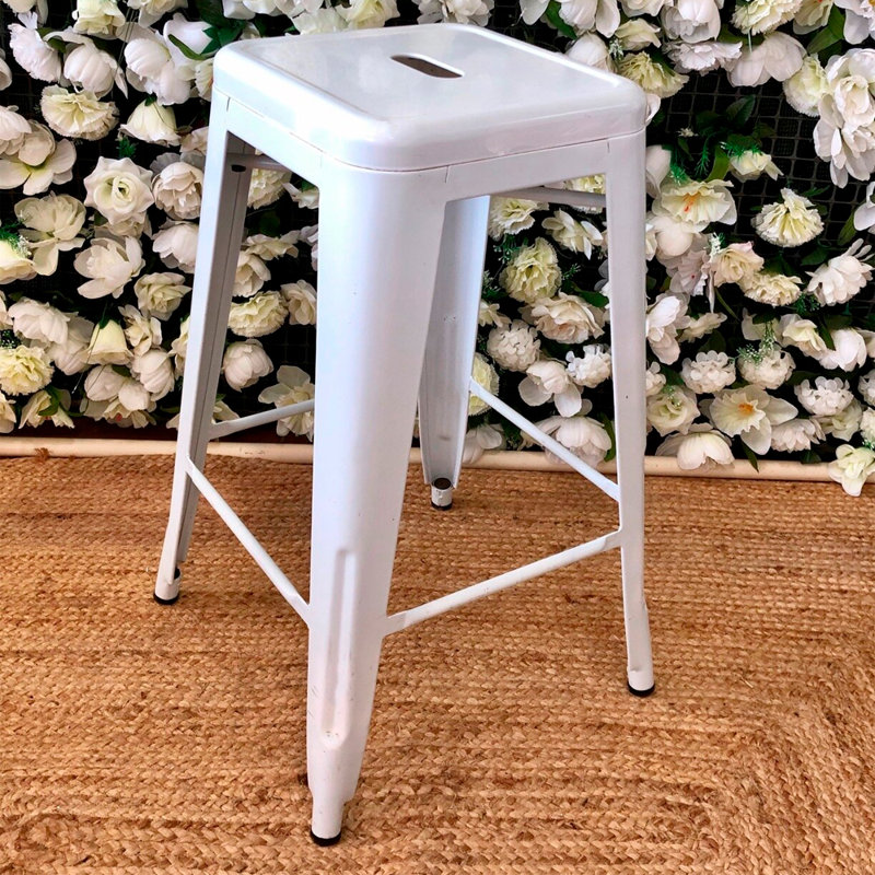 Isavella 26'' Counter Stool, White