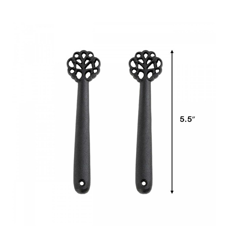 Paire de porte-pinces en aluminium noir