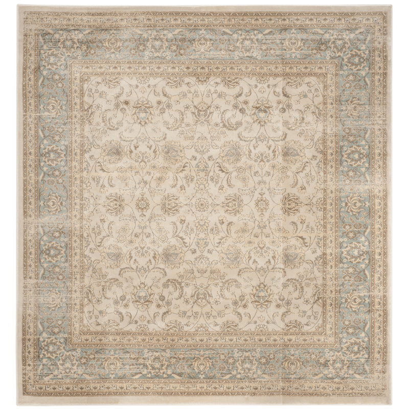Lyniya Performance Oriental Rug, Square 6'7"