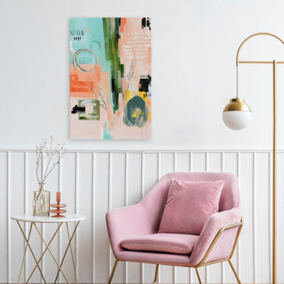 Love Song - Abstracts Contemporary Leaves Sets Art