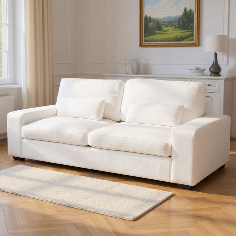 2 Seater Sofa, White