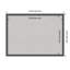 Grey Cork Board, Eva Narrow Frame - Bulletin Board, Organization Board, Pin Board-94570376-94570377