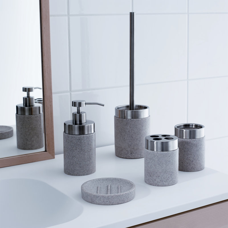 Stone Soap Dispenser, Black