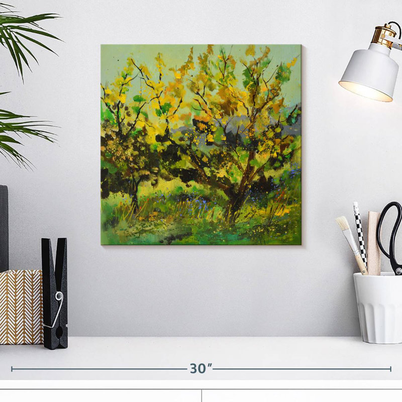 Summer Trees, 16" H x 16" W