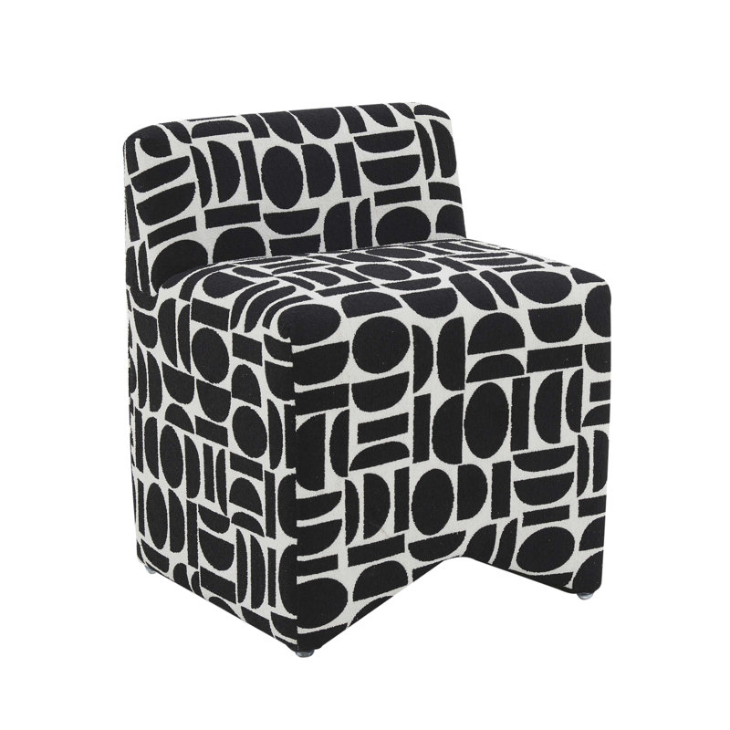 Tabouret d'appoint Chalkhill, Noir, noir, noir, noir