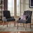 Kondo 19.75'' H Tufted Linen Upholstered Armchair-2060587503