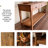 55.12" Natural Colour Rectangular Solid Wood Console Table