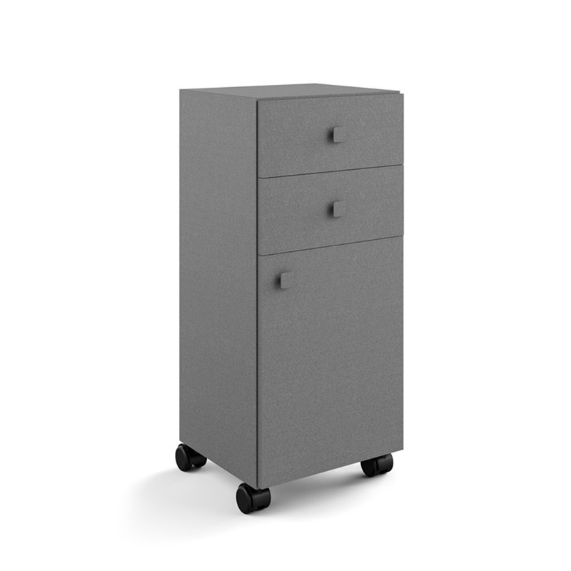 Runner Metal Bathroom Cabinet, Charcoal Gray
