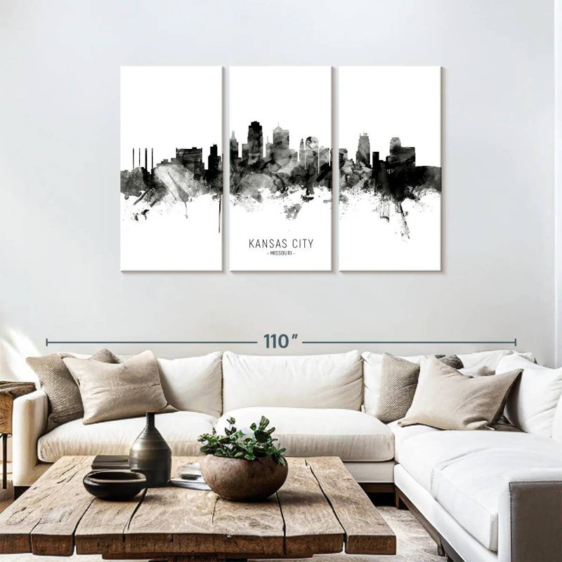Skyline de Sirecs, Kansas City, Missouri III, H 48 po x l 74 po