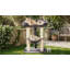 Tour pour arbre à chat 28 po, grand poteau à griffer avec perchoir souple pour regarder les fenêtres, grand lit pour grands chats, stable et compact, hamac, housse amovible, gris-1468409246