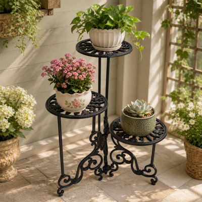Iron Top End Table
