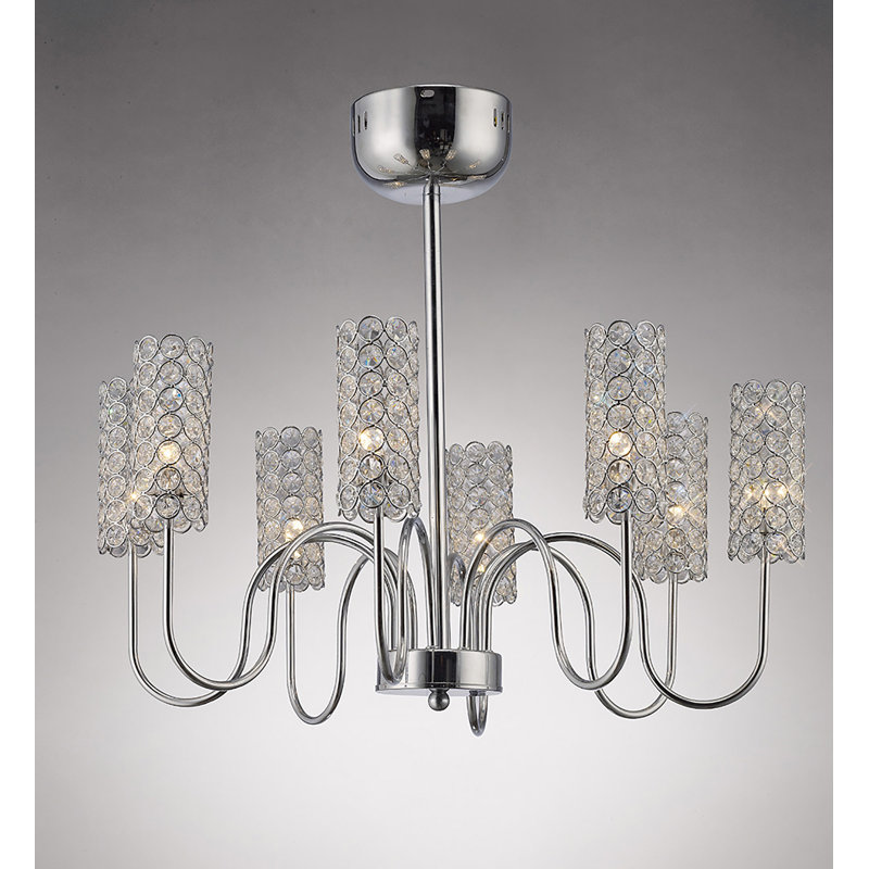 8 - Light Shaded Chandelier