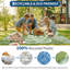 Tapis d'extérieur imperméable réversible en plastique avec paille Tapis de patio pliable résistant aux rayons UV-907267670-907267671
