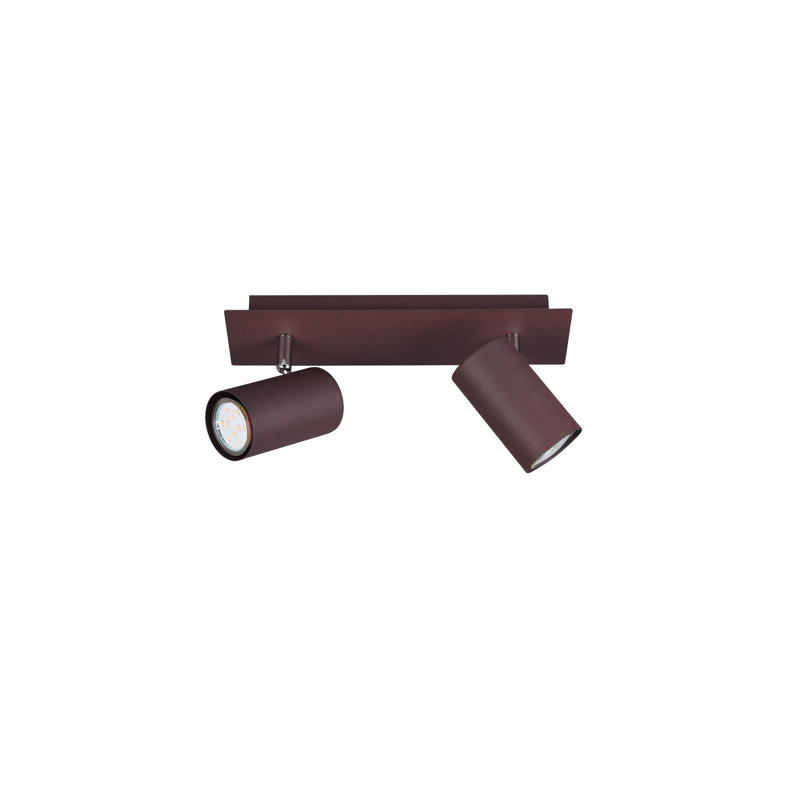 Karcher 2-Light Ceiling Spotlight, Rust coloured