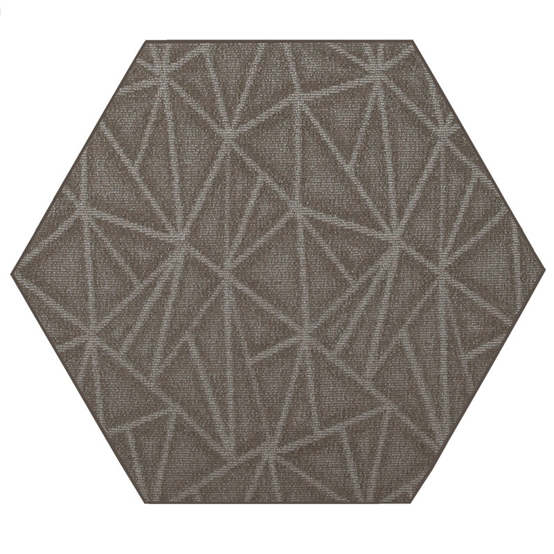 Tapis gris en nylon tissé à la machine Bowersock, Nouveauté de 8 pi