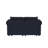 Lockheart 64” 2-Seat Modular Loveseat Blue Roll Arm-126757861