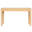 Console rustique en chêne avec 3 tiroirs, coins courbés, plateau de table de 150 lb, salon et couloir idéal