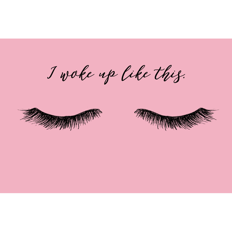 Lash Chat III by Alicia Ludwig - Painting Print, 20cm H x 30cm W, Wrapped Canvas