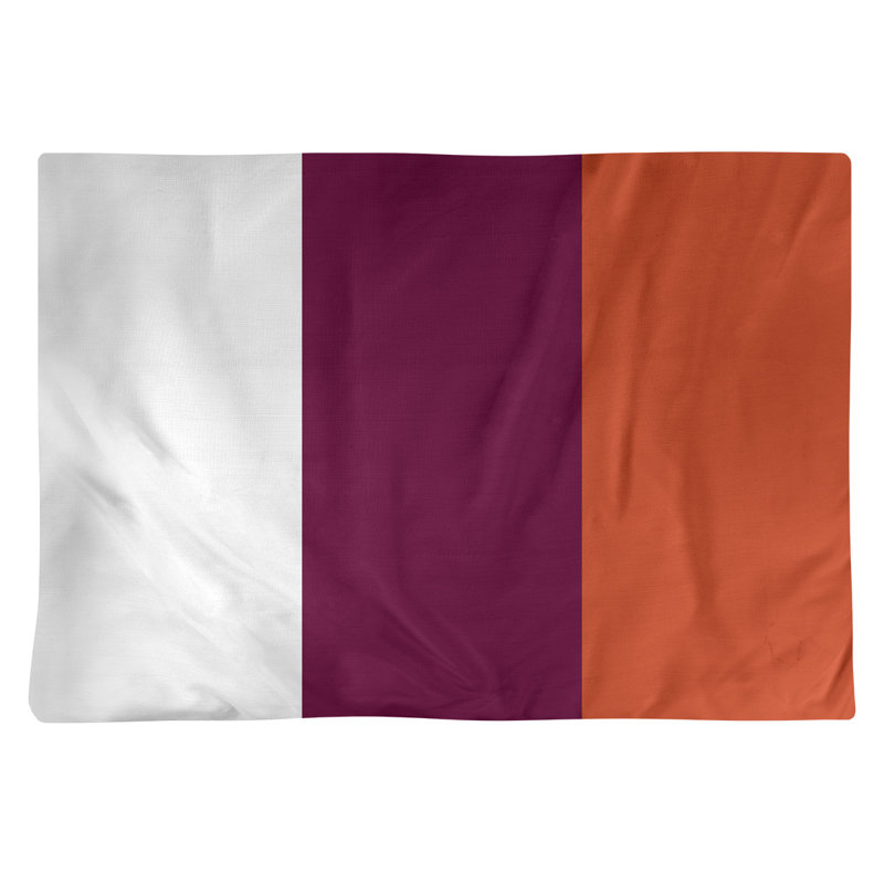 Récapitulatif de 18 po Virginia Turkey, Blanc / milieu marron, Polyester sergé