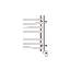 Lioni Square 27" X 20" Hardwired Towel Dryer With Hardwire Kit On Right Brushed Nickel-665687210