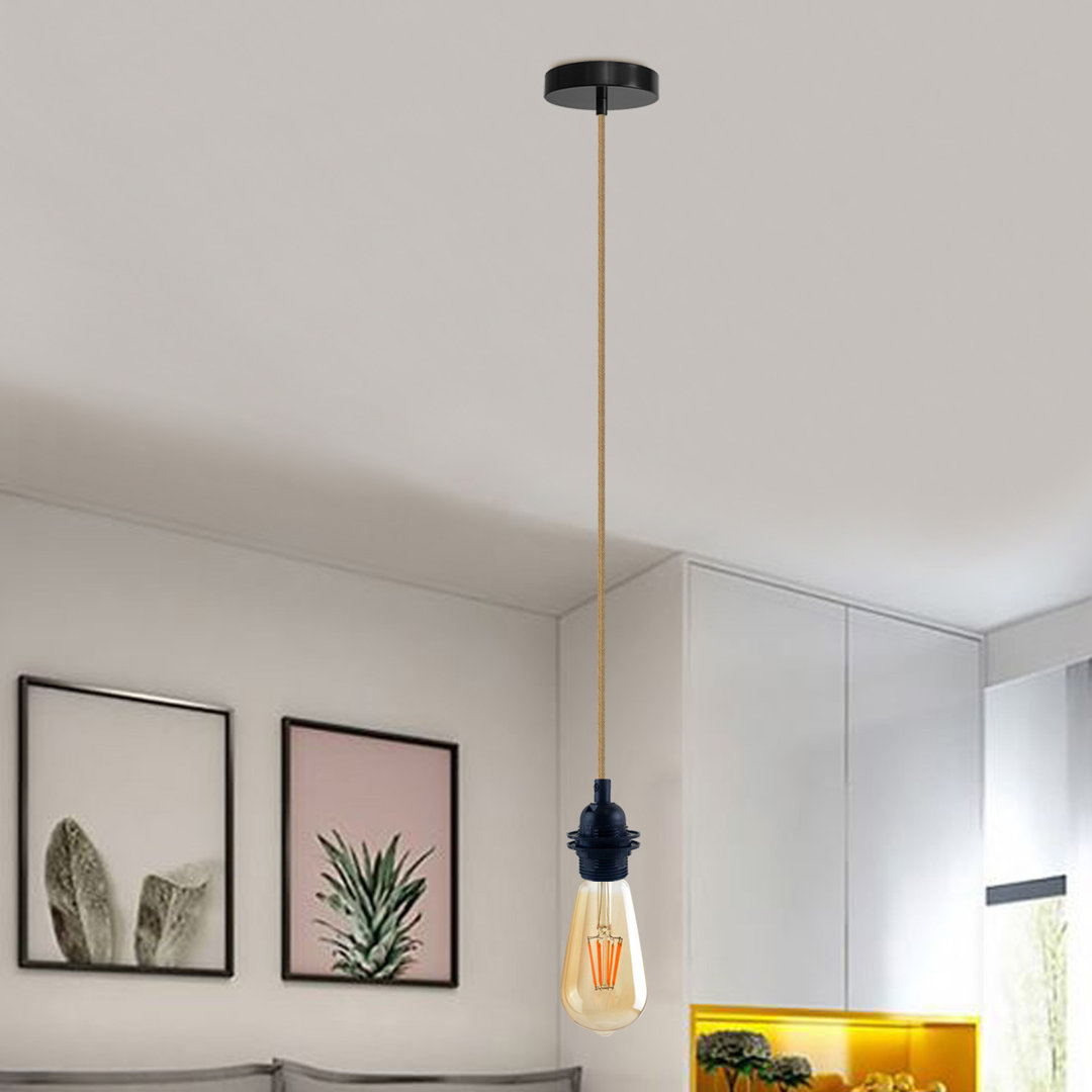 Blauser 1 - Light Black Single Pendant