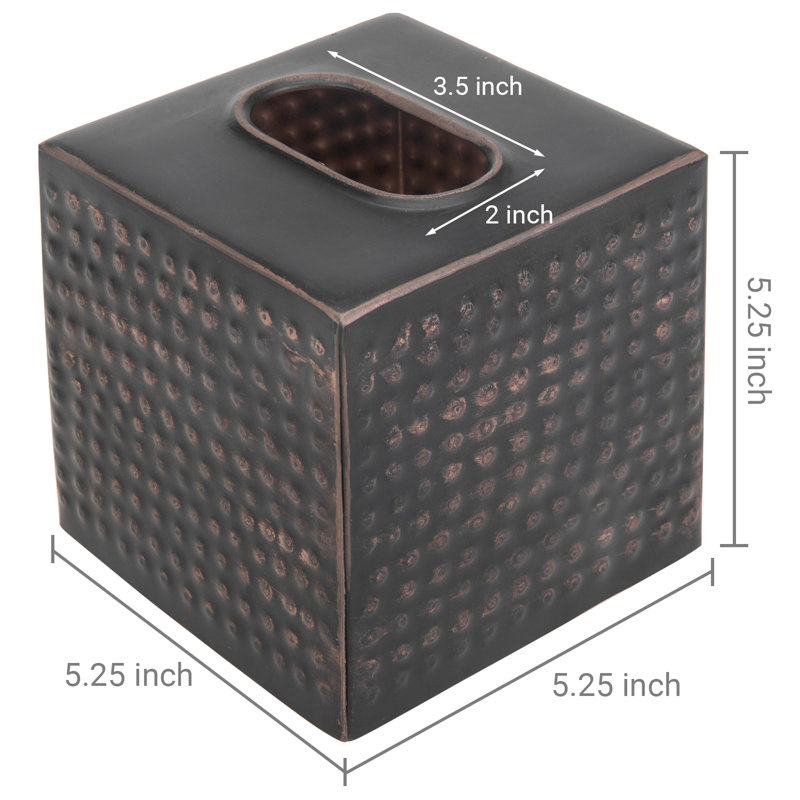 Tissue Box Cover, Black