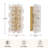 2-Light Glass Floral Wall Sconce