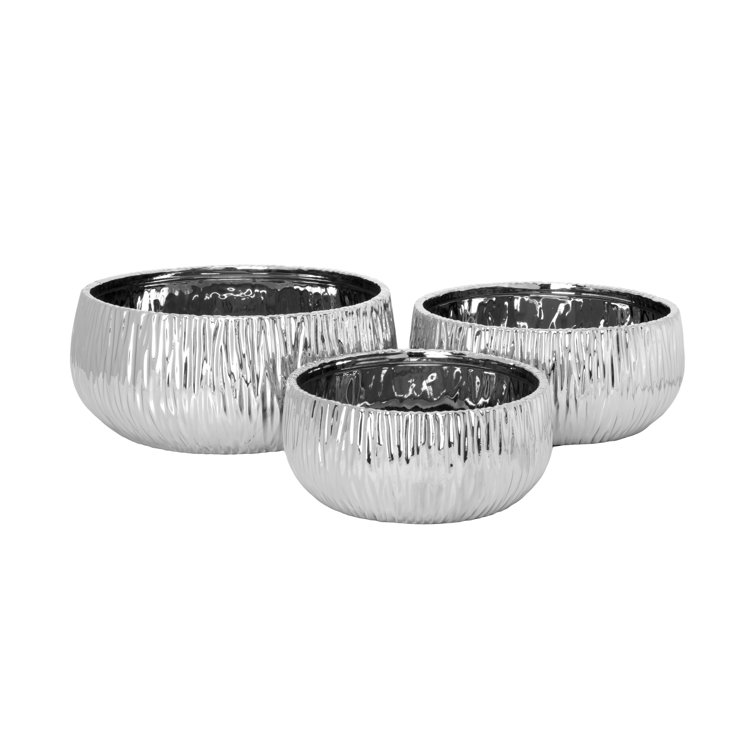 Ensemble de trois casseroles en céramique