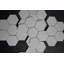 Bianco Dolomite 4 "hexagonal brillant