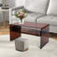 Table d'appoint en acrylique avec tablette de rangement-241663069