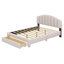 Lit plateforme tapissier Teddy-118611943