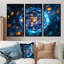 Cosmic Sacred Geometric - Fractals, ensemble d'art mural-1029576223-1029576217
