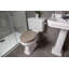 White Stone Courtez LPF Elongated Floor Mounted Kit (Seat Not Included)