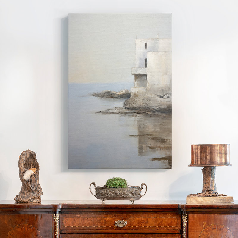 «Vintage Nautical Print», impression sur toile tendue, Toile tendue, H 13 po x l 9 po