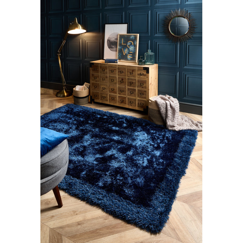 Matcha Solid Colour Hand Tufted Shag Area Rug, Rectangle 80 x 150cm