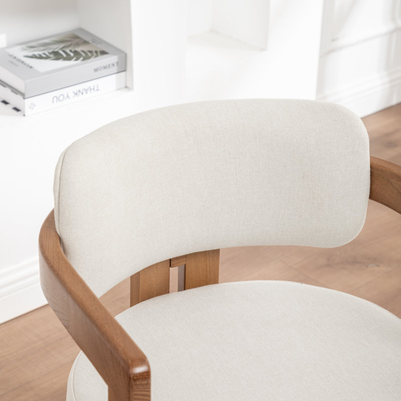 Chaise rembourrée Bula Stanford, Beige, 2